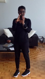 Sweater - Club Monaco Pants - Joe Fresh Sneakers - Jordan Future