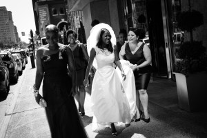 Wedding dress - Paloma Blanca Wedding shoes - Manolo Blahnik